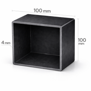 Țeavă rectangulară 100x100x4