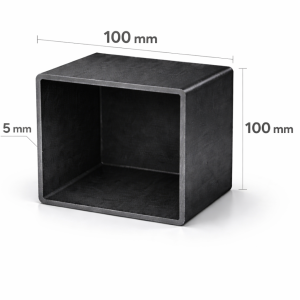 Țeavă rectangulară 100x100x5