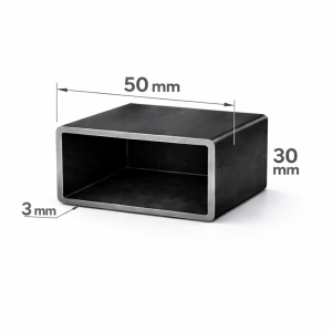 Țeavă rectangulară 50x30x3