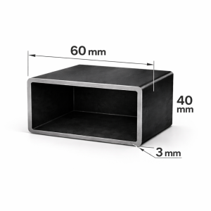 Țeavă rectangulară 60x40x3