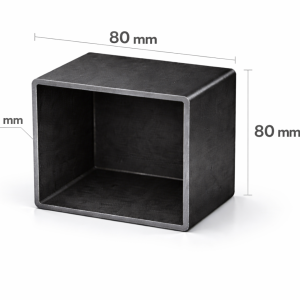 Țeavă rectangulară 80x80x5