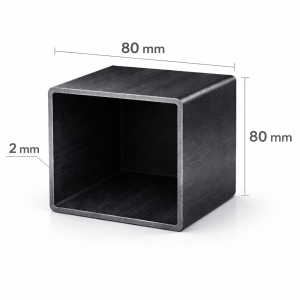 Țeavă rectangulară 80x80x2